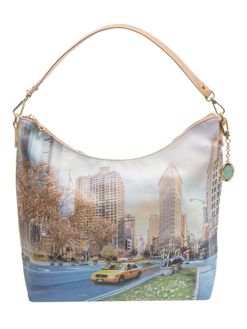 YNOT YESBAG Borsa Hobo a spalla flat iron - Borse Donna