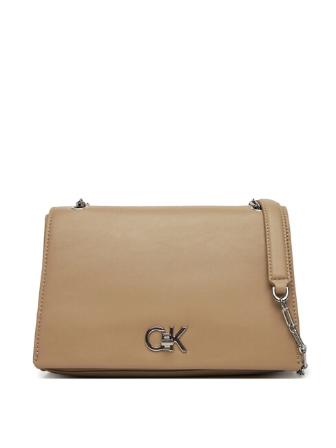 CALVIN KLEIN CK CONV CHAIN Borsa convertible a spalla, a tracolla crockery - Borse Donna
