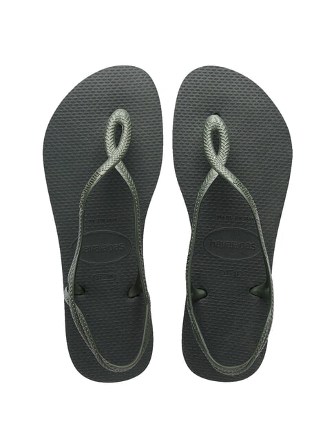 HAVAIANAS LUNA infradito classiche olivegreen - Scarpe Donna