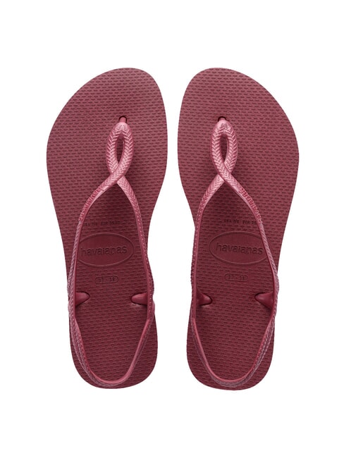 HAVAIANAS LUNA infradito classiche amaranth - Scarpe Donna