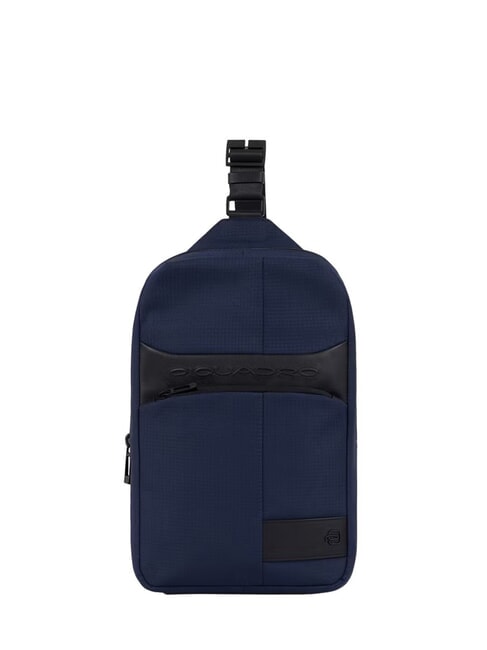 PIQUADRO WOLLEN Zaino Monospalla blu - Zaini da lavoro porta PC