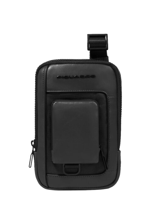 PIQUADRO LIKO Borsello porta smartphone Nero - Tracolle Uomo