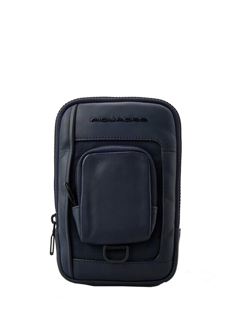 PIQUADRO LIKO Borsello porta smartphone blu - Tracolle Uomo