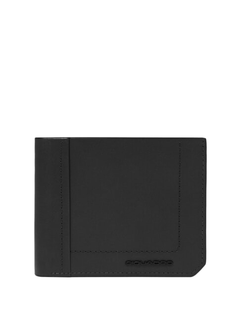 PIQUADRO LIKO Portafoglio in pelle Nero - Portafogli Uomo