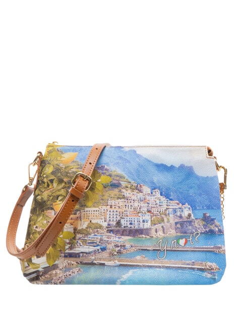YNOT YESBAG Borsa a tracolla con stampa lemon coast - Borse Donna