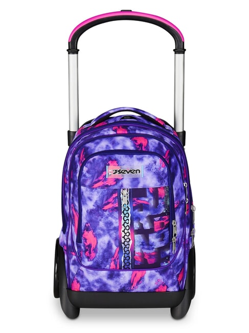 SEVEN SHADY DYE GIRL PLUG Trolley Zaino sganciabile, 2 ruote violet - Zaini con carrello