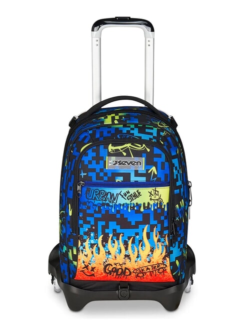 SEVEN SCRIBBLED FLAME JACK 3WD Trolley Zaino sganciabile, 3 ruote PINENEEDLE - Zaini con carrello
