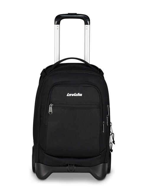 INVICTA PLUG PLAIN Zaino trolley sganciabile, porta pc Nero - Zaini con carrello