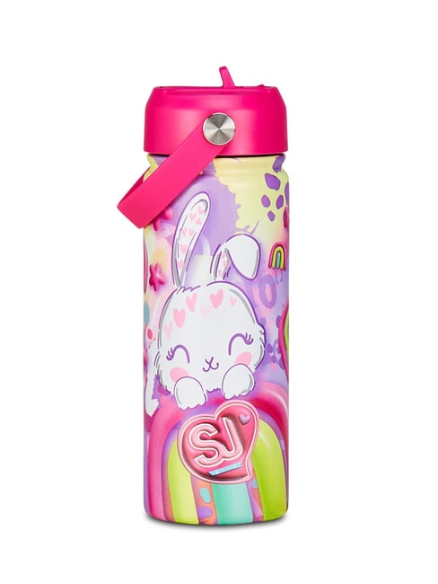 SJGANG BOY & GIRL Borraccia termica, 500 ml CANDY FUXIA - Borracce termiche