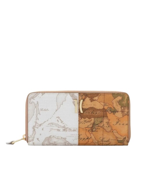 ALVIERO MARTINI PRIMA CLASSE GEO MIX Portafoglio grande zip around NATURALE - Portafogli Donna