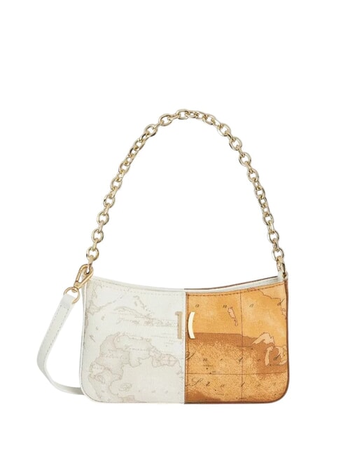 ALVIERO MARTINI PRIMA CLASSE GEO MIX Pochette con manico catena NATURALE - Borse Donna