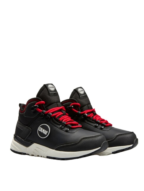 COLMAR COOPER JUMP KIDS Sneakers a stivaletto balck/red - Scarpe Bambino