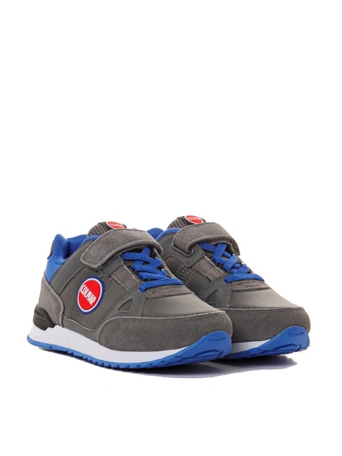 COLMAR SUPREME COLORS KIDS Sneakers con strappo gray/blue - Scarpe Bambino
