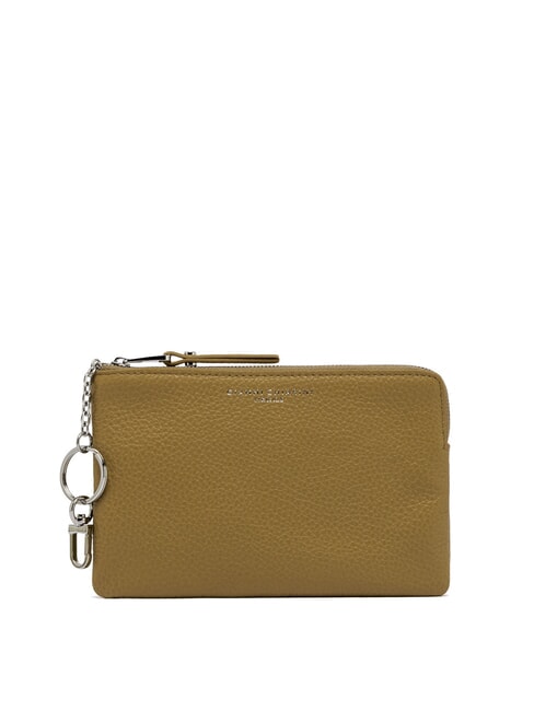 GIANNI CHIARINI WALLETS GRAIN Astuccio portacarte portachiavi moss - Portafogli Donna