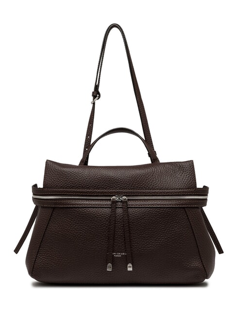 GIANNI CHIARINI GILDA Borsa a spalla in pelle martellata t.moro - Borse Donna
