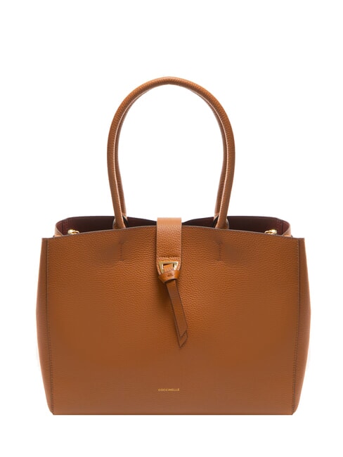 COCCINELLE ALBA Borsa a spalla in pelle martellata CUIR - Borse Donna