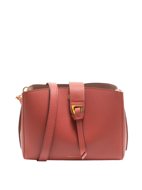 COCCINELLE ALBA Borsa a tracolla in pelle martellata pot - Borse Donna