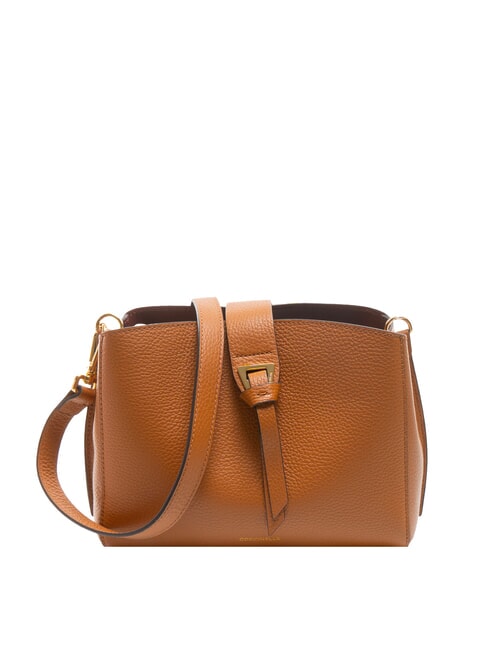 COCCINELLE ALBA Borsa a tracolla in pelle martellata CUIR - Borse Donna