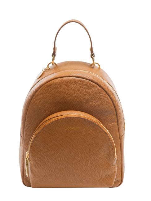 COCCINELLE ALPHA Zaino in pelle martellata con tasca CUIR - Borse Donna