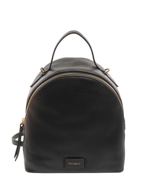 COCCINELLE VOILE Zaino mini in pelle martellata Nero - Borse Donna