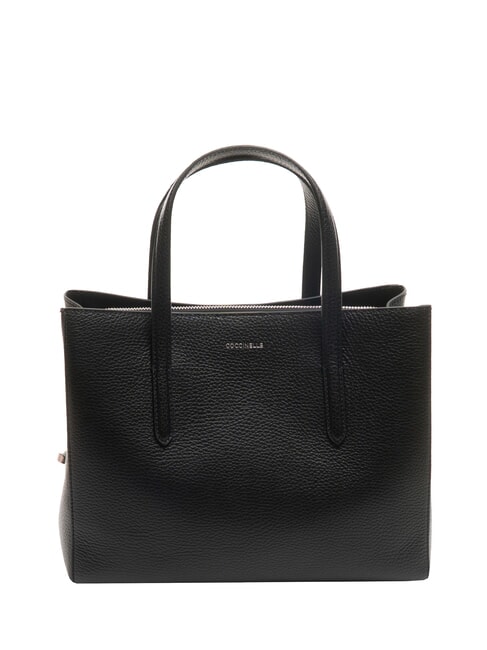 COCCINELLE SWAP Borsa tote in pelle martellata Nero - Borse Donna