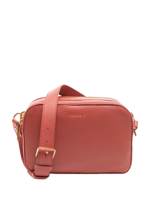 COCCINELLE ALPHA Borsa camera case in pelle martellata pot - Borse Donna