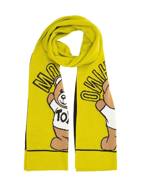 MOSCHINO TEDDY Sciarpa misto lana lime - Sciarpe