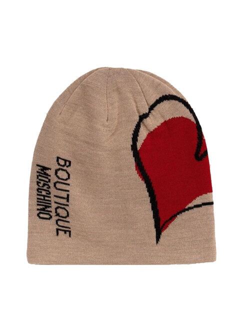 MOSCHINO BOUTIQUE Berretto a calottina beige - Cappelli