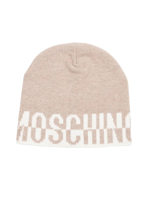 MOSCHINO LOGO Cappello beige - Cappelli