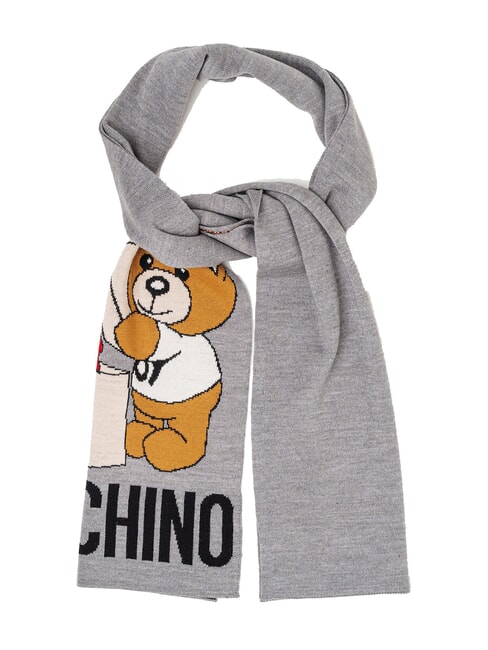 MOSCHINO TEDDY BOX Sciarpa grigio chiaro - Sciarpe
