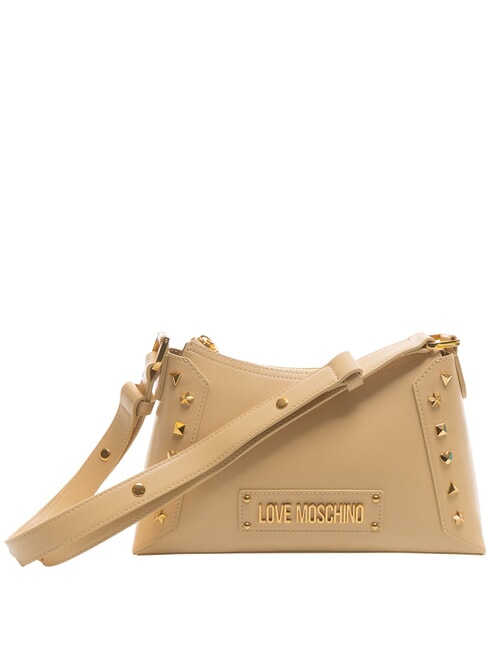 LOVE MOSCHINO BORCHIE Borsa a spalla beige - Borse Donna