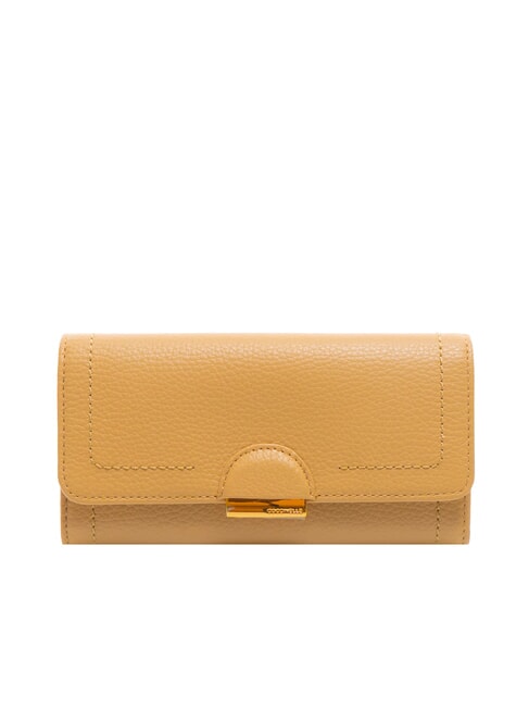 COCCINELLE TALEA Portafoglio continental in pelle martellata fresh beige - Portafogli Donna