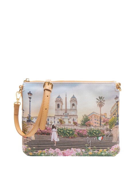 YNOT YESBAG Borsa a tracolla con stampa floral - Borse Donna
