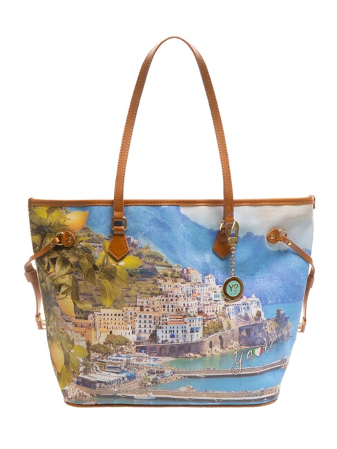 YNOT YESBAG Borsa shopping a spalla lemon coast - Borse Donna