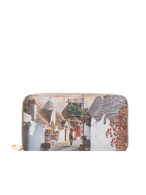 YNOT CITY LIFE Portafoglio grande zip around trulli - Portafogli Donna