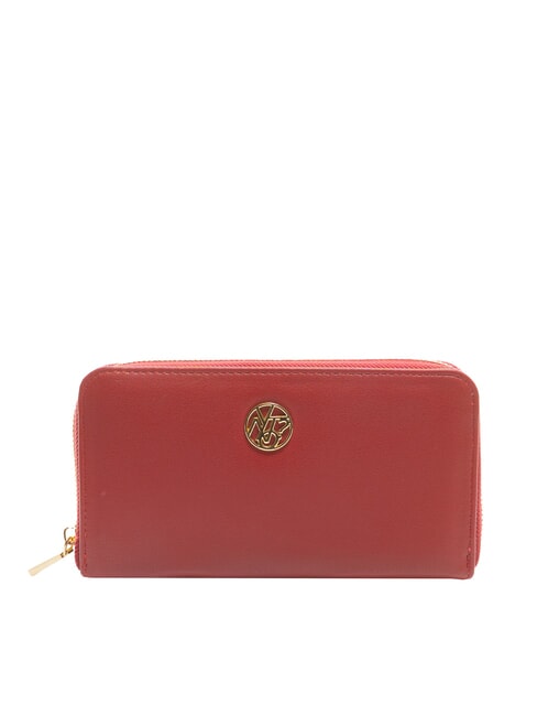 YNOT RIBBON Portafoglio grande zip around cherry - Portafogli Donna