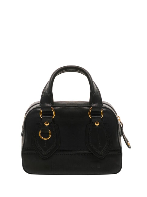 THE BRIDGE DAPHNE Borsa mini bauletto in pelle Nero Oro - Borse Donna