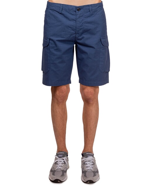 NORTH SAILS AMERICA Pantaloni corti cargo in cotone stretch dark denim - Pantaloni Uomo
