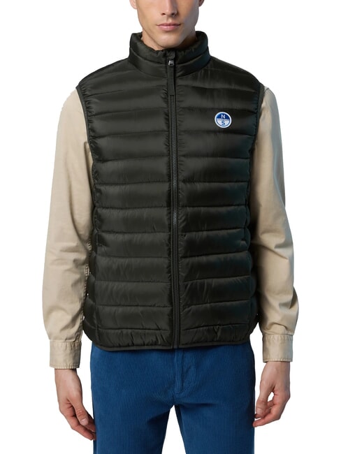 NORTH SAILS SKYE Giubbino gliet smanicato forest green - Giacche smanicate Uomo