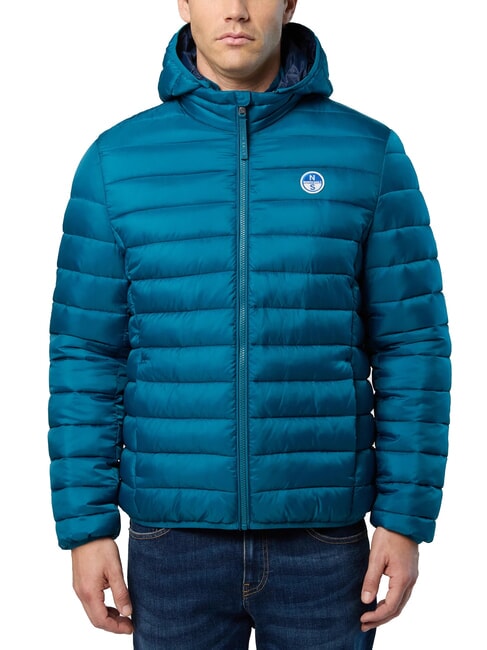 NORTH SAILS SKYE HOODIE Giacca piumino con cappuccio water green - Piumini Uomo