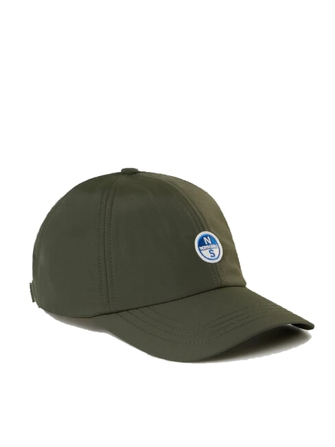 NORTH SAILS ROUND LOGO Cappello invernale modello baseball forest green - Cappelli