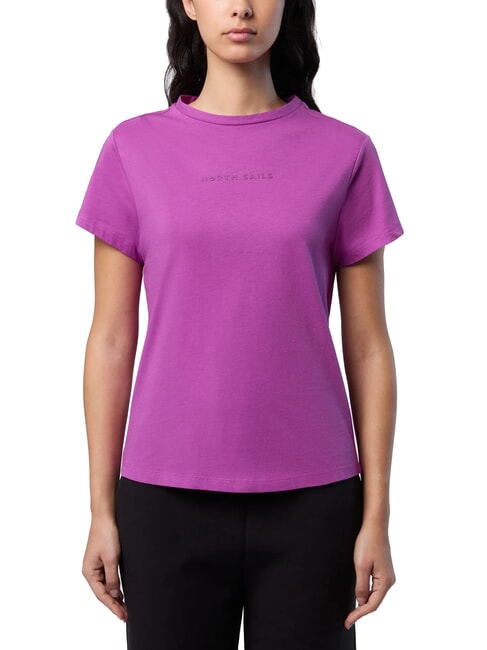 NORTH SAILS BASIC T-shirt a maniche corte in cotone mauve - T-shirt e Top Donna