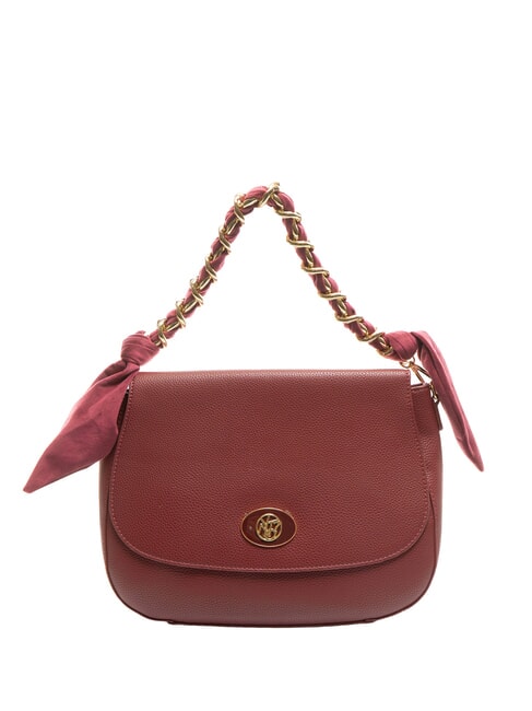 YNOT EMILY Borsa a spalla con catena bordeaux - Borse Donna