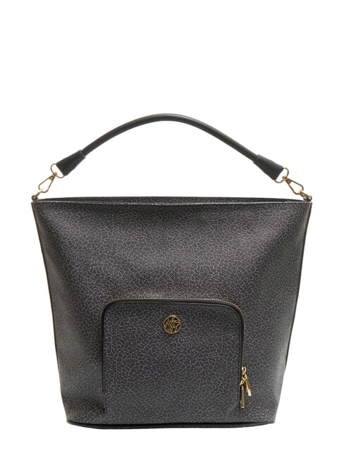 YNOT LUX Borsa hobo con tasca NERO - Borse Donna