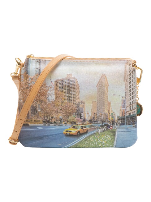YNOT YESBAG Borsa a tracolla con stampa flat iron - Borse Donna