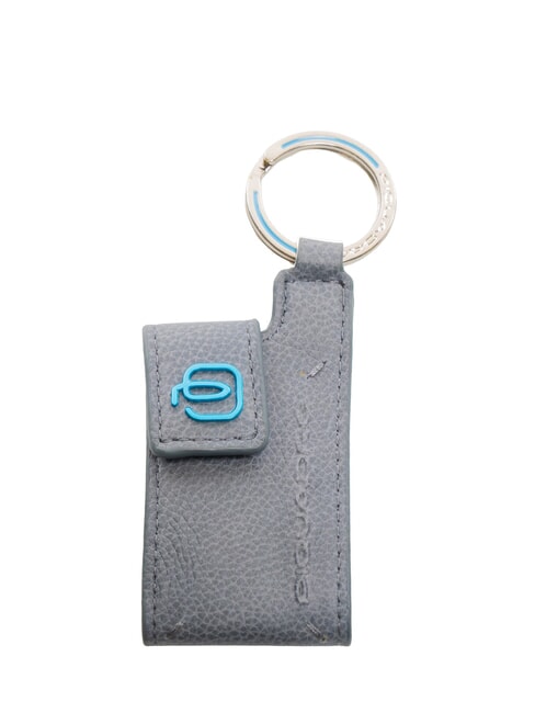PIQUADRO BLUE SQUARE Portachiavi / Porta indirizzo in pelle  azzurro 3 - Portachiavi