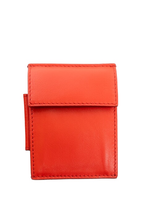 PIQUADRO URBAN Portamonete / Portacard in pelle ROSSO - Portafogli Uomo