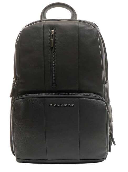 PIQUADRO URBAN BTOB Zaino porta PC 14" in pelle Nero - Zaini da lavoro porta PC