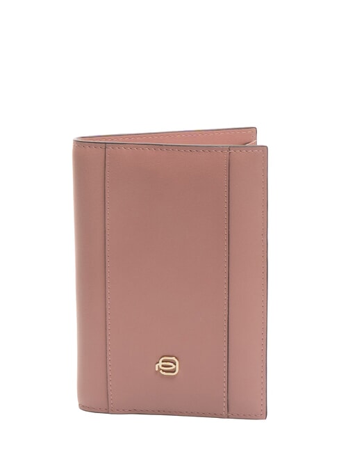 PIQUADRO CIRCLE Porta passaporto in pelle ROSA - Accessori Viaggio