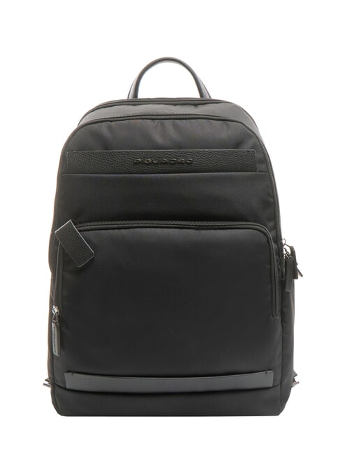 PIQUADRO KLOUT Zaino in pelle e tessuto, porta pc 15.6" nero5 - Zaini da lavoro porta PC